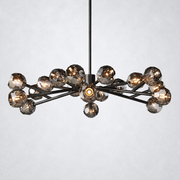 Kristing Smoke Crystal Chandelier D48