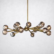 Kristing Smoke Crystal Chandelier D48