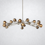 Kristing Smoke Crystal Chandelier D60