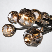 Kristing Smoke Crystal Chandelier D60