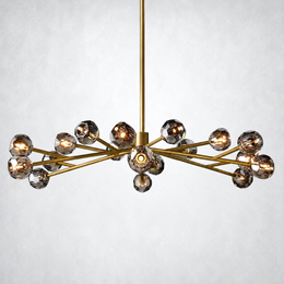 Kristing Smoke Crystal Chandelier D60