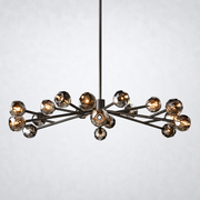 Kristing Smoke Crystal Chandelier D60
