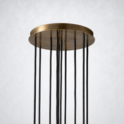 Kristing Smoke Crystal Cluster Chandelier D14