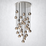 Kristing Smoke Crystal Cluster Chandelier 30