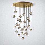 Kristing Smoke Crystal Cluster Chandelier 30