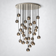 Kristing Smoke Crystal Cluster Chandelier D40