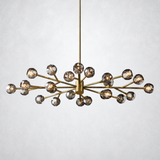 Kristing Smoke Crystal Oval Chandelier 72
