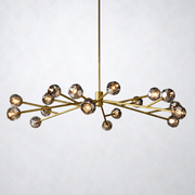 Kristing Smoke Crystal Round Chandelier D72