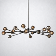 Kristing Smoke Crystal Round Chandelier D72