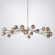 Kristing Smoke Crystal Round Chandelier D72