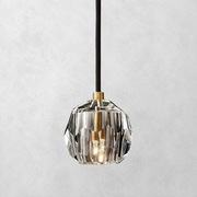 Kristing Clear Cristal  Glass Cord Pendant
