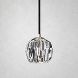 Kristing Clear Cristal  Glass Cord Pendant