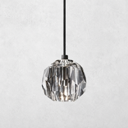 Kristing Clear Cristal  Glass Cord Pendant