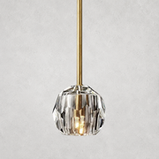 Kristing Clear Cristal  Glass Rod Pendant
