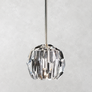 Kristing Clear Cristal  Glass Rod Pendant
