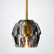 Kristing Smoke Cristal Glass Rod Pendant