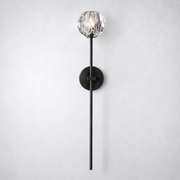 Kristing Clear Crystal Grand Wall Sconce
