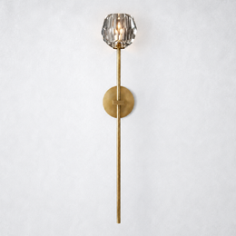 Kristing Clear Crystal Grand Wall Sconce