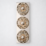 Kristing Clear Glass Linear Wall Sconce 3-lights