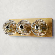 Kristing Clear Glass Linear Wall Sconce 3-lights