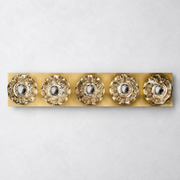 Kristing Clear Glass Linear Wall Sconce 5-lights