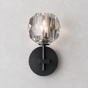 Kristing Clear Glass Sconce