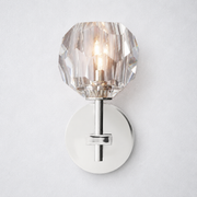 Kristing Clear Glass Sconce