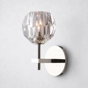 Kristing Clear Glass Sconce