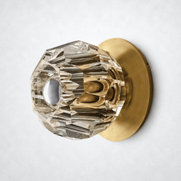 Kristing Clear Glass Tiny Wall Sconce