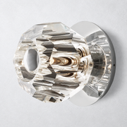 Kristing Clear Glass Tiny Wall Sconce