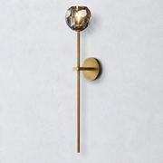 Kristing Smoke Crystal Grand Wall Sconce