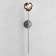 Kristing Smoke Crystal Grand Wall Sconce