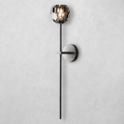Kristing Smoke Crystal Grand Wall Sconce