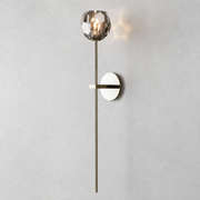 Kristing Smoke Crystal Grand Wall Sconce
