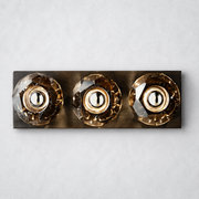 Kristing Smoke Glass Linear Wall Sconce 3-lights