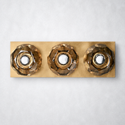 Kristing Smoke Glass Linear Wall Sconce 3-lights