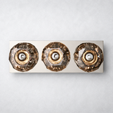 Kristing Smoke Glass Linear Wall Sconce 3-lights