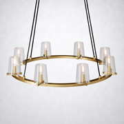 Matilo Glass Round Chandelier