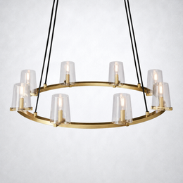 Matilo Glass Round Chandelier