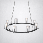 Matilo Glass Round Chandelier