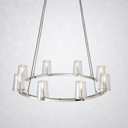 Matilo Glass Round Chandelier