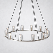 Matilo Glass Round Chandelier