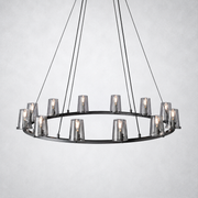 Matilo Glass Round Chandelier
