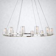 Matilo Glass Round Chandelier
