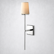 Matilo Fabric Shade Torch Sconce