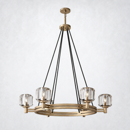 Saray Crystal Round Chandelier