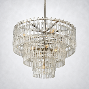 Sarika 3-Tier Round Chandelier 36