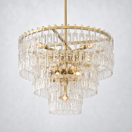 Sarika 3-Tier Round Chandelier 36