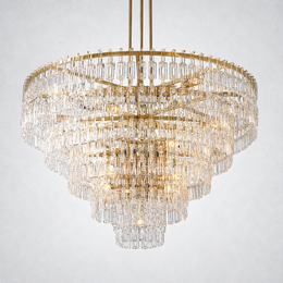 Sarika 5-Tier Round Chandelier 60