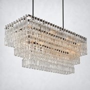 Sarika 3-Tier Rectangle Chandelier 60